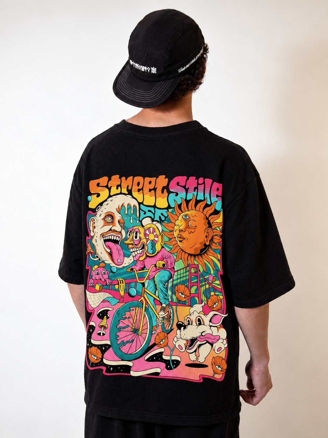 CAMISETA OVERSIZED SUNSHINE | STREET STILE | 50% ALGODÃO AMERICANO | 50% POLIÉSTER | CONFORTO PREMIUM
