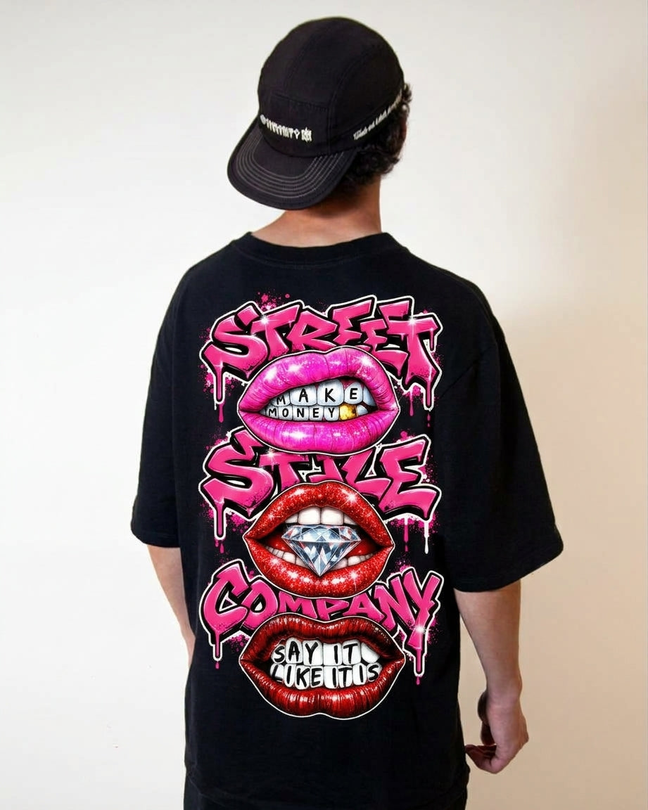 CAMISETA OVERSIZED SAY IT LIKE IT IS | STREET STILE | 50% ALGODÃO AMERICANO | 50% POLIÉSTER | CONFORTO PREMIUM