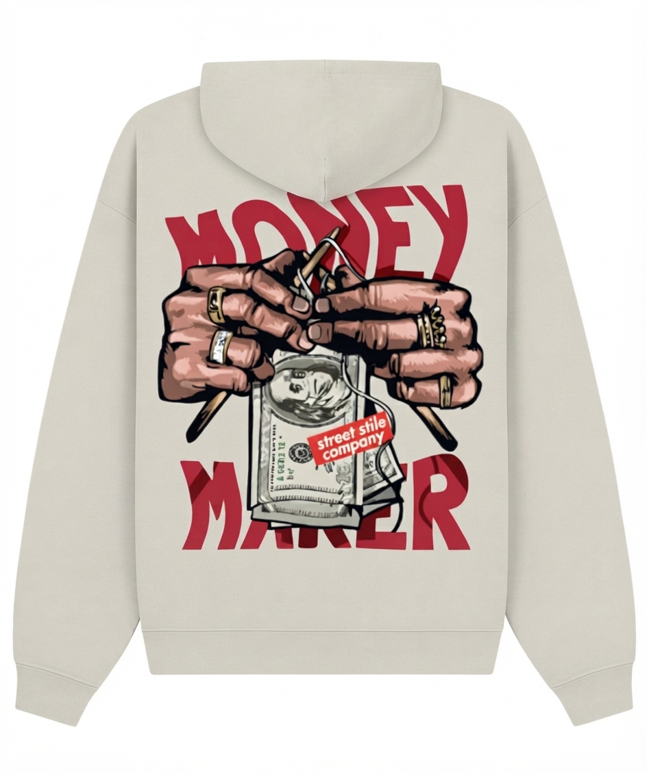 MOLETOM | MONEY MAKER | STREET STILE | 100% ALGODÃO