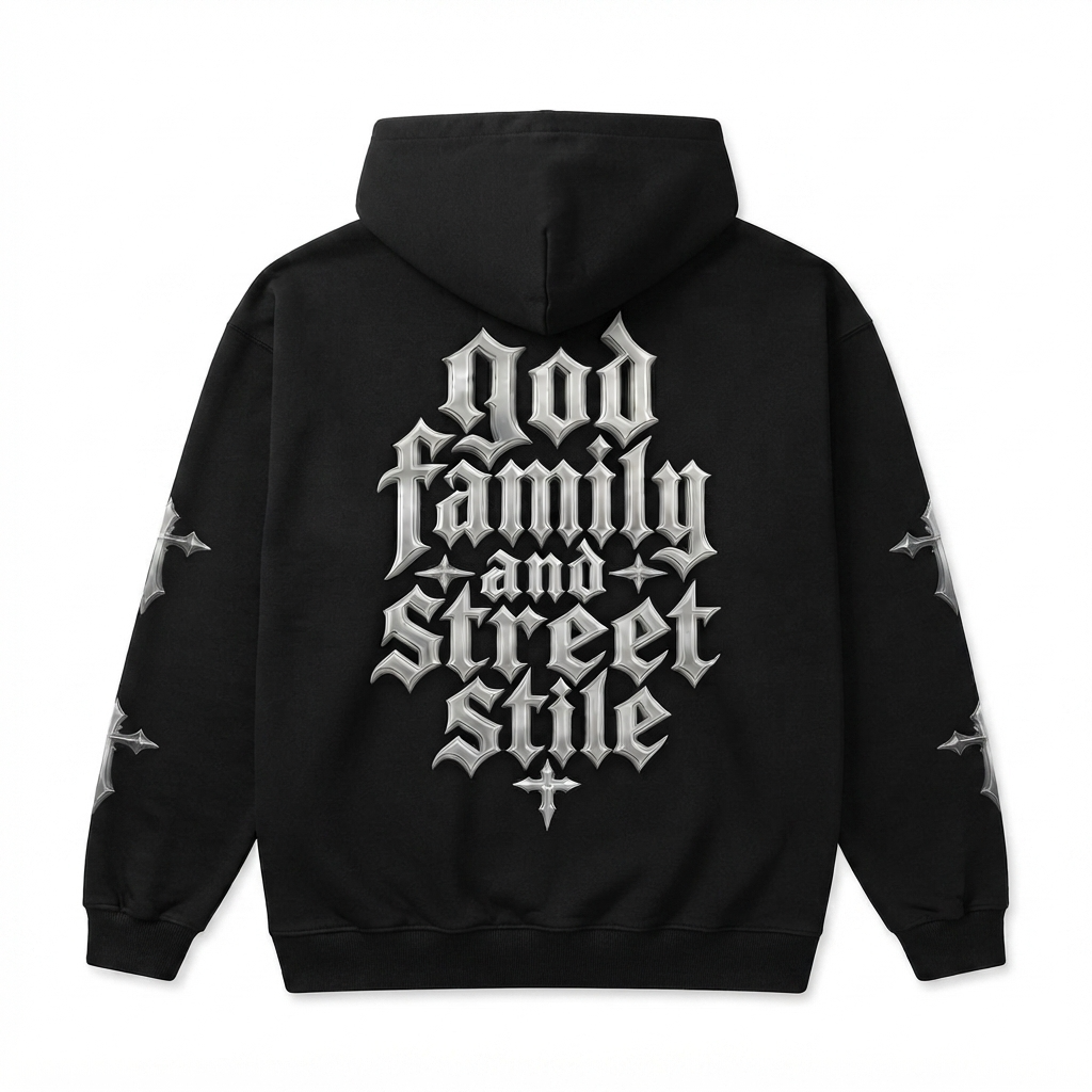 MOLETOM GOD FAMILY AND STREET STILE | STREET STILE | 100% ALGODÃO