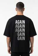 CAMISETA OVERSIZED AGAIN | STREET STILE | 100% ALGODÃO AMERICANO | CONFORTO PREMIUM