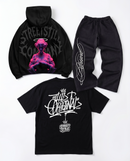 Combo: Moletom + Calça + Camiseta Oversized de Brinde - Seu drip Underground Completo!